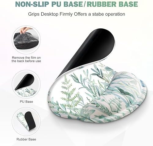 ToLuLu Desk Mat, XXL Large Mouse Pad Wrist Support Set，4 in1 Mousepad