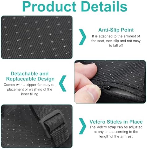 Computer Chair Arm Rest Pads, 2 Pack Office Chair Armrest Pads