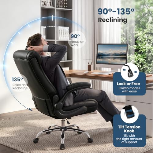 Executive Office Chair, Ergonomic Home Office Desk Chair
