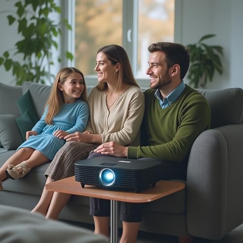 Adjustable Laptop Floor Stand & Portable Standing Desk - Height Adjustable Mobile Table up to 37.8", Bedside Laptop Table, Sofa Desk with Sturdy Metal Base & Wooden Top