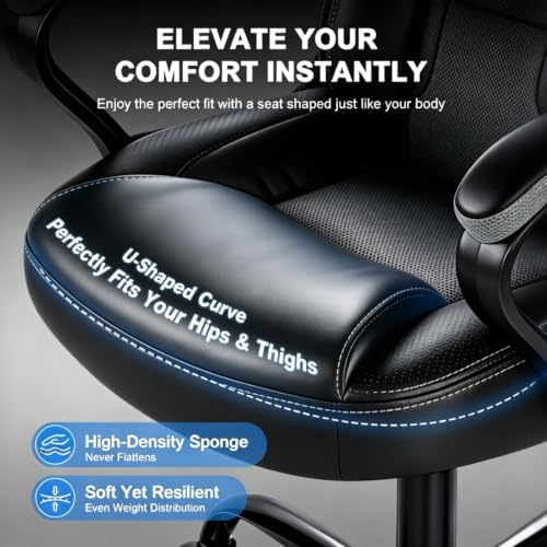 3 IN 1 Gaming Office Study Chair, Breathable Mesh Back Computer Desk Chair