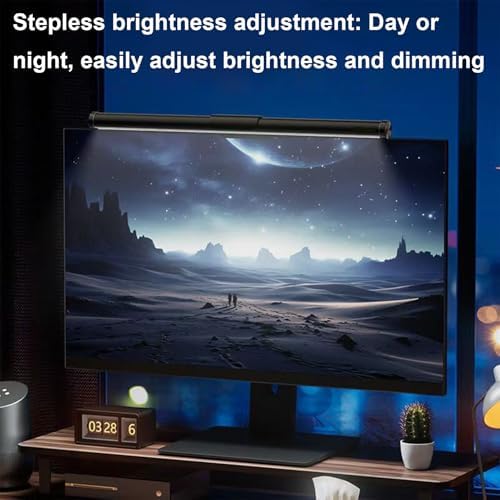 Computer Monitor Lamp 3 Colors Adjustable Lamp Anti-Glare