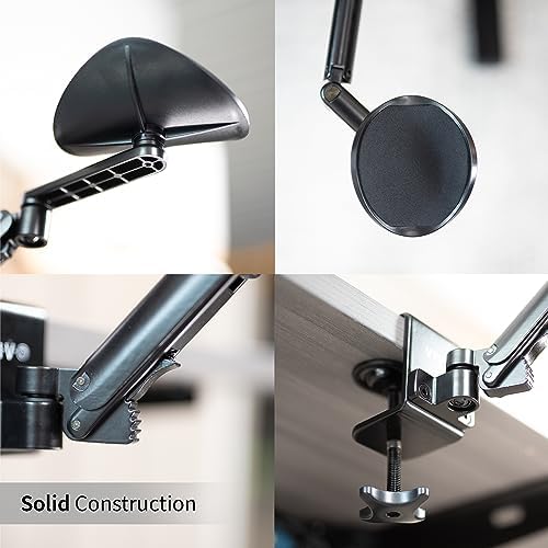 VIVO Black Clamp-on Adjustable Arm Rest, MOUNT-ARM01