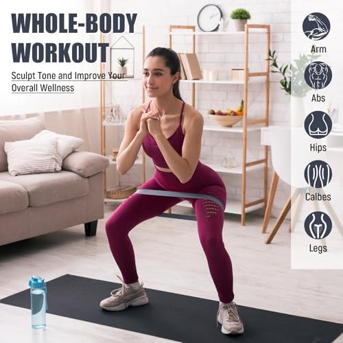 Deekin 20 Pcs Resistance Bands, 10-115 Lbs, 5 Levels
