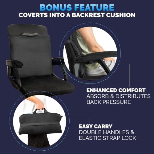 Gel Seat Cushions for Long Sitting- Extra Large & Ultra Thick(2 Inch) Orthopedic Chair Pad for Pressure Relief, Sciatica & Back Pain – Non-Slip, Cooling, Portable for Office, Car, Truck, Wheelchair