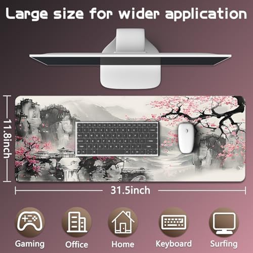 Gaming Mouse Pad, Large Mouse Pads for Desk, Mousepad Desk Matt for Desktop