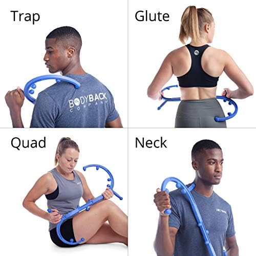 Body Back Buddy Elite Back Massager & Neck Massager for Pain Relief, Blue