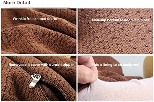 Sigmat Recliner Cushion for Elderly Memory Foam 22x22x3 in Navy