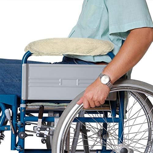 Rehabilitation Advantage Sheepskin Wheelchair Armrest Covers