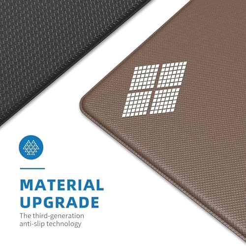 Kitchen Mats for Floor, [2PCS] Anti-Fatigue Kitchen Rugs, Black
