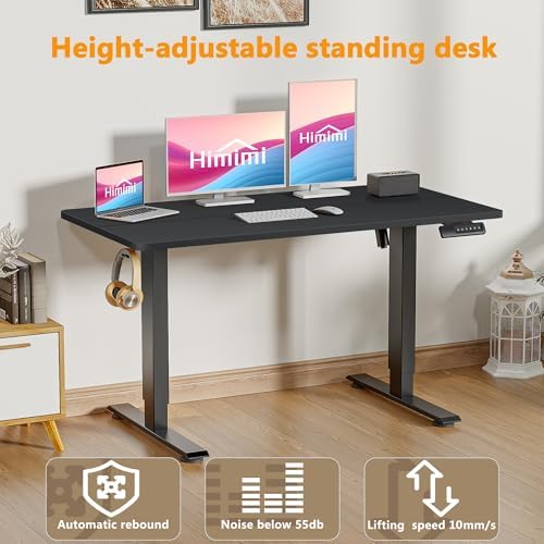 Hmimi 63'' ×24'' Height Adjustable Electric Standing Desk