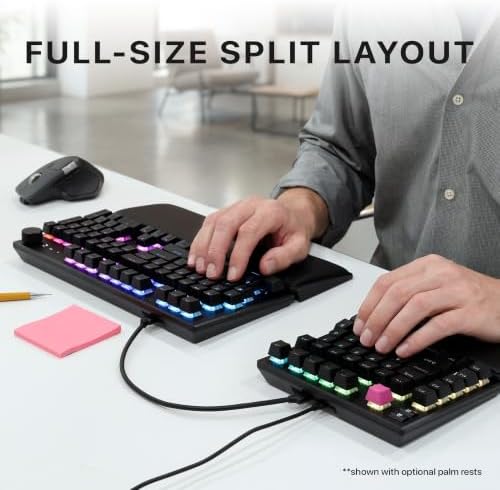 Cloud Nine ErgoPRO Full-Size Mechanical Split Ergonomic Keyboard for Mac