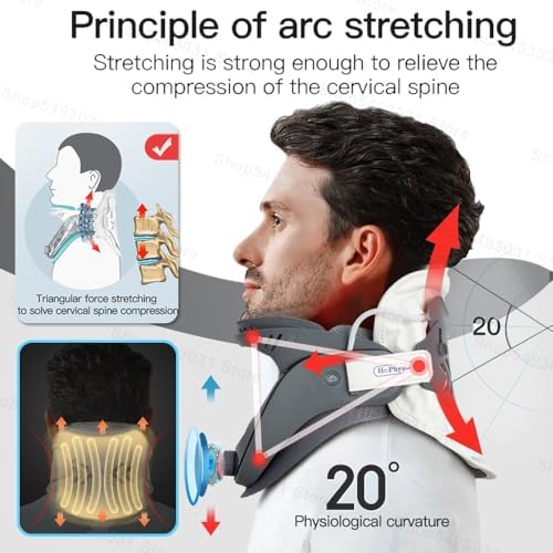 Neck Pain Relief Device – Inflatable Cervical Decompression Brace