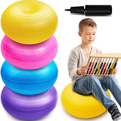 Lewtemi 4 Pcs Flexible Seating for Classroom Elementary 20'', Fresh Color