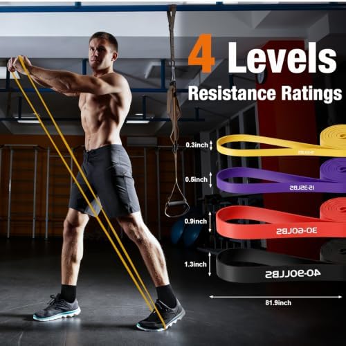 Resistance Bands for Working Out, Exercise Bands with Upgraded Packaging