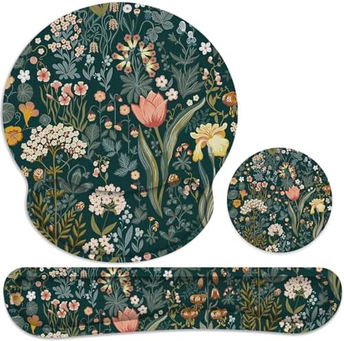 Ergonomic Mouse Pad with Wrist Rest and Keyboard Wrist Rest, Mousepad