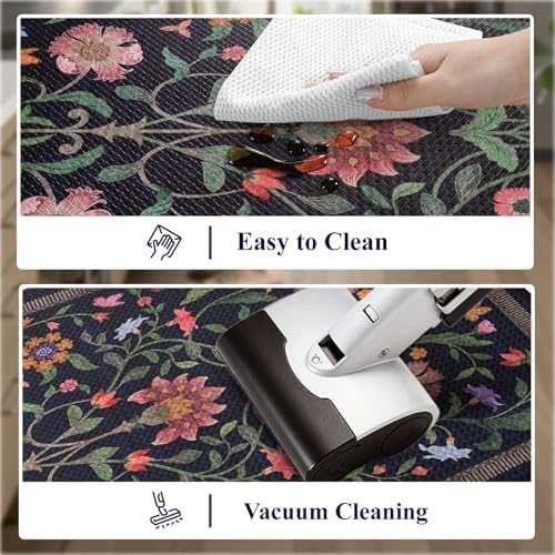 Collive Kitchen Mats Cushioned Anti Fatigue, Kitchen Rugs Sets of 2