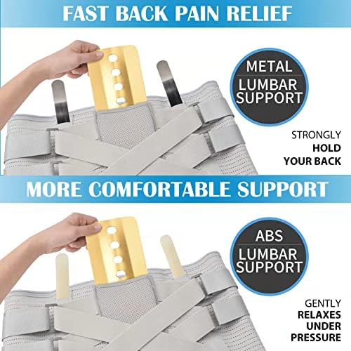 Back Brace for Lower Back Pain, Lumbar Support Belt for Men/Women