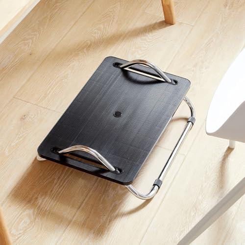 Adjustable Under Desk Foot Rest Non Slip Foot Stool with Metal Frame Office