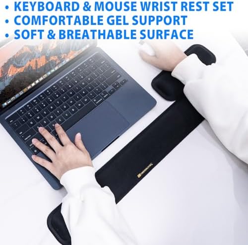 Cyberguys! Ergonomic Keyboard Wrist Rest and Mouse Pad Set