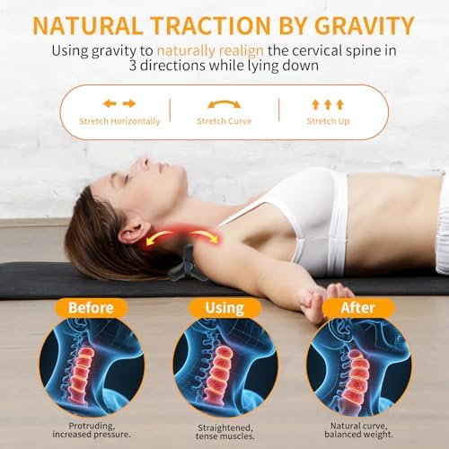 Occipital Release Tool for Neck, Suboccipital Release Tool and Shoulder Trigger Point Massager, Deep Tissue Acupressure Massage Tool for Headache, TMJ and Cervical Tension Relief, Hands-Free Design