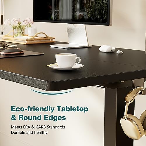 Sweetcrispy Electric Standing Desk, Computer Desk, 63x24 Inch