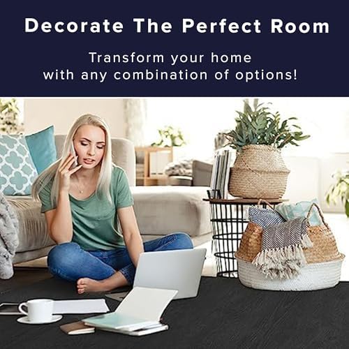 Forest Floor Farmhouse 3/8 Inch Thick Printed Foam Tiles, Premium Wood Grain Interlocking Foam Floor Mats, Anti-Fatigue Flooring – Stylish Flooring Solution
