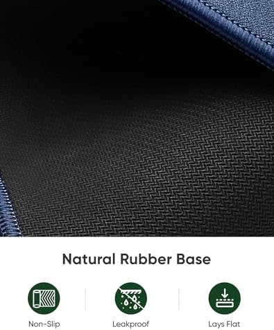 ALOANES Non-Slip Extended Mouse Pad Office&Home Desk Mat Stitched Edge