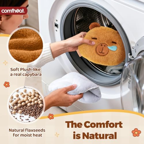 Capybara Microwave Heating Pad for Pain Relief, Moist Heat Pack