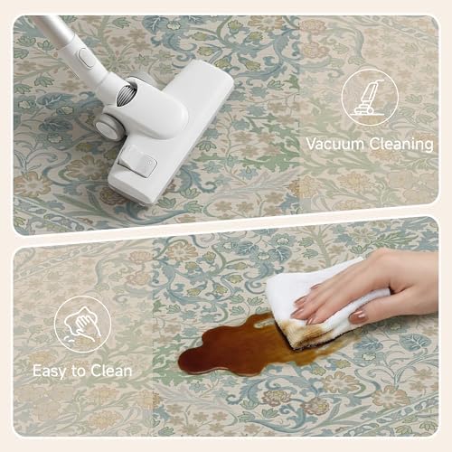 Extra Thick Anti Fatigue Blue Neutral Non-Slip Kitchen Mat 2 Piece