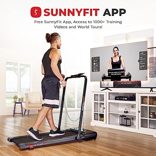 Sunny Health & Fitness Treadpad Auto Incline Treadmill Walking Pad