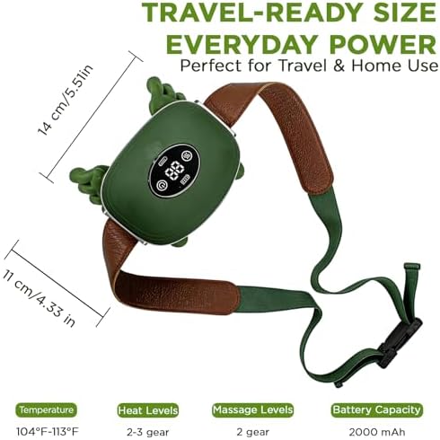 Neck Massager with Remote Control, Shoulder Massager with Heats