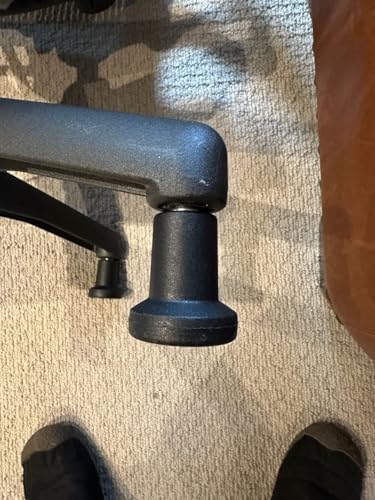 5PCS Bell Glides High Profile Bell Glides Replacement Office Chair or Stool Swivel Caster Wheels to Fixed Stationary Castors with Self Adhesive Felt Pads for Carpet, Chair Feet Wheel Stopper