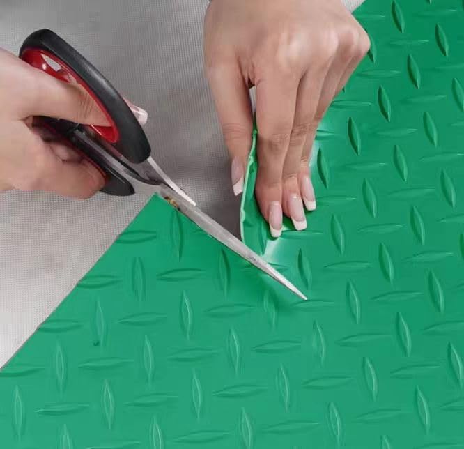1 Pack Odorless Anti-Fatigue Mat Anti-Static Anti-Fatigue Inline Foot Mat (Green,0.6Mx0.45Mx20mm)