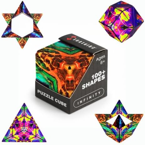Shashibo DODECA Magnetic Puzzle Cube, Stress Relief Fidget Toy