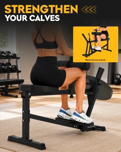 GuuG Calf Raise Machine Home Gym: Seated Calf Raise Workout Machine