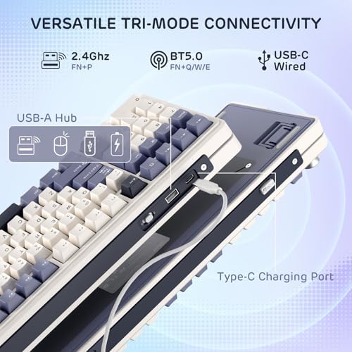RK ROYAL KLUDGE L98 Wireless Mechanical Keyboard w/Southpaw Numpad