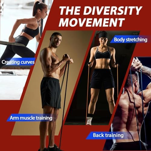 LEEKEY Resistance Bands Set for Pull Up Assistance & Exercise
