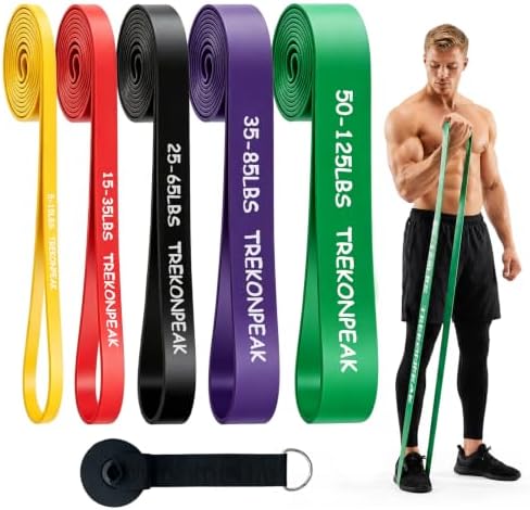 Resistance Bands for Working Out,5-Levels Pull Up Assistance Bands Set