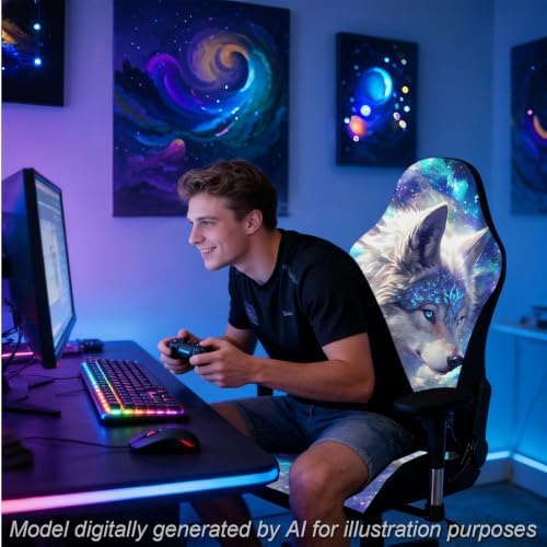 Gaming Chair Covers Only, 3D Printing Soft Fit Scratch Resistant