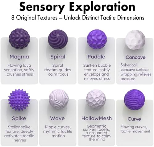 Magnetic Sensory Fidget Balls (8PCS), Weighted Magnet Balls Fidget Toys