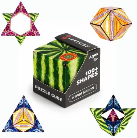 Shashibo DODECA Magnetic Puzzle Cube, Stress Relief Fidget Toy