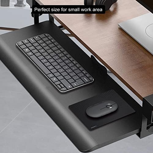 Basic Black Mouse Pad Small Size, Portable Mini Mousepad for Home Office