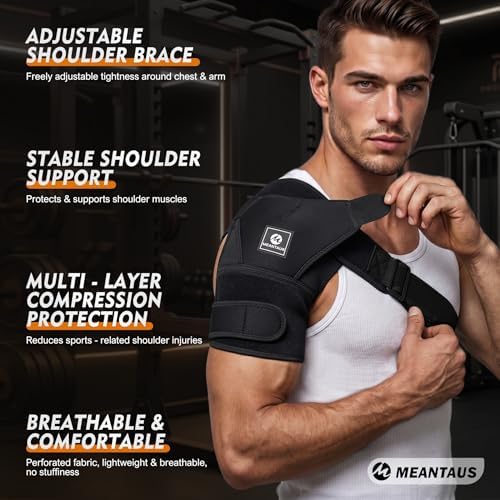 Rotator Cuff Shoulder Brace for Women & Men - Support - L