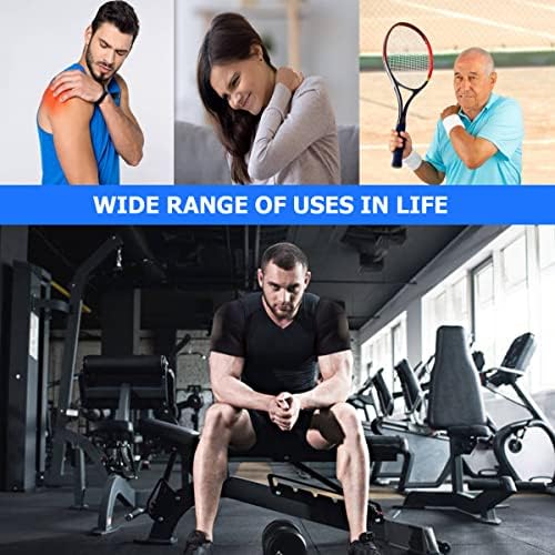 FERCAISH Double Shoulder Brace Warm Support Protector Shoulder Strap Brace for Sleeping Outdoor Lifting Sports, Relieve Chronic Tendinitis Pain, Breathable Sports Protective Gear (Size M)