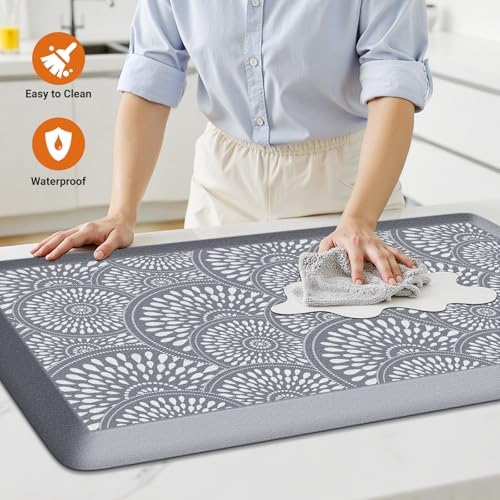 Mattitude Kitchen Mat, Waterproof Non-Slip Standing Mats and Rugs