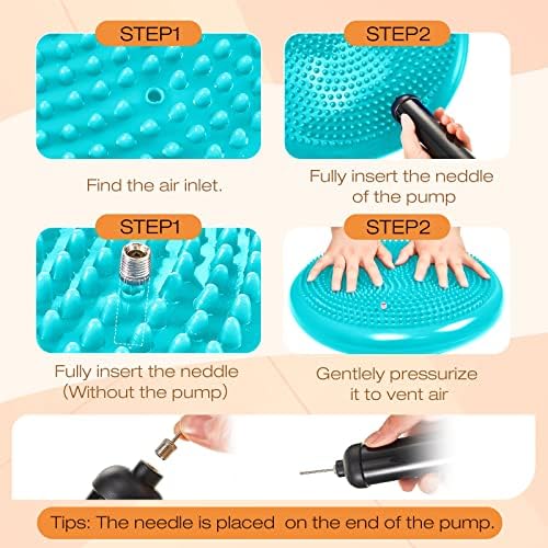 Amylove Wiggle Seat Inflated Wobble Cushion for Sensory Kid