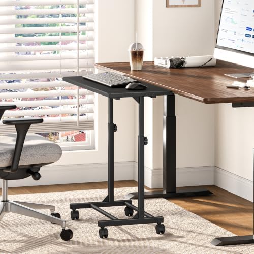 Snughome Mobile Keyboard Tray with Mouse Pad, Adjustable Keyboard Stand