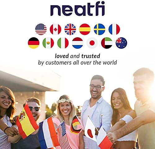 Neatfi 3,000 Lumens LED Desk Lamp with Clamp | Dimmable | 5 Brightness Levels & 5 Light Modes | Memory Function | Eye-Caring Flexible Lamp for Home & Office (31.5 Inches, White)