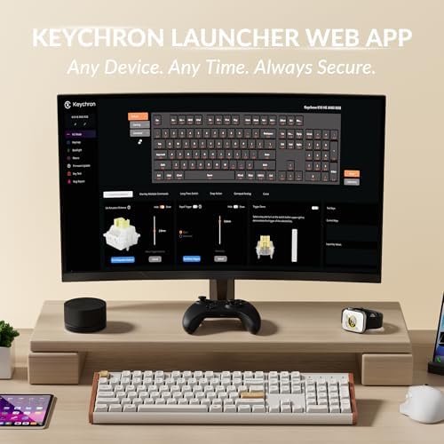 Keychron K10 HE 100% Wireless Hall Effect Keyboard, Silent Banana Switch